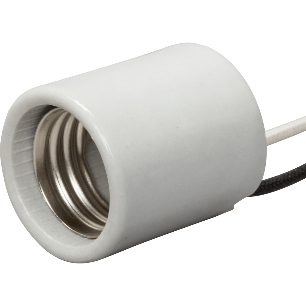 Brass Dipped Aluminum Eaton 940ABD-SP-L 660-Watt Electrolier Medium Base Metal Shell Lamp Holder Push Through Switch 