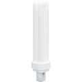 9 WattsW PL 2-Pin Twin Compact Fluorescent Tube,  2,700K, 120-277V